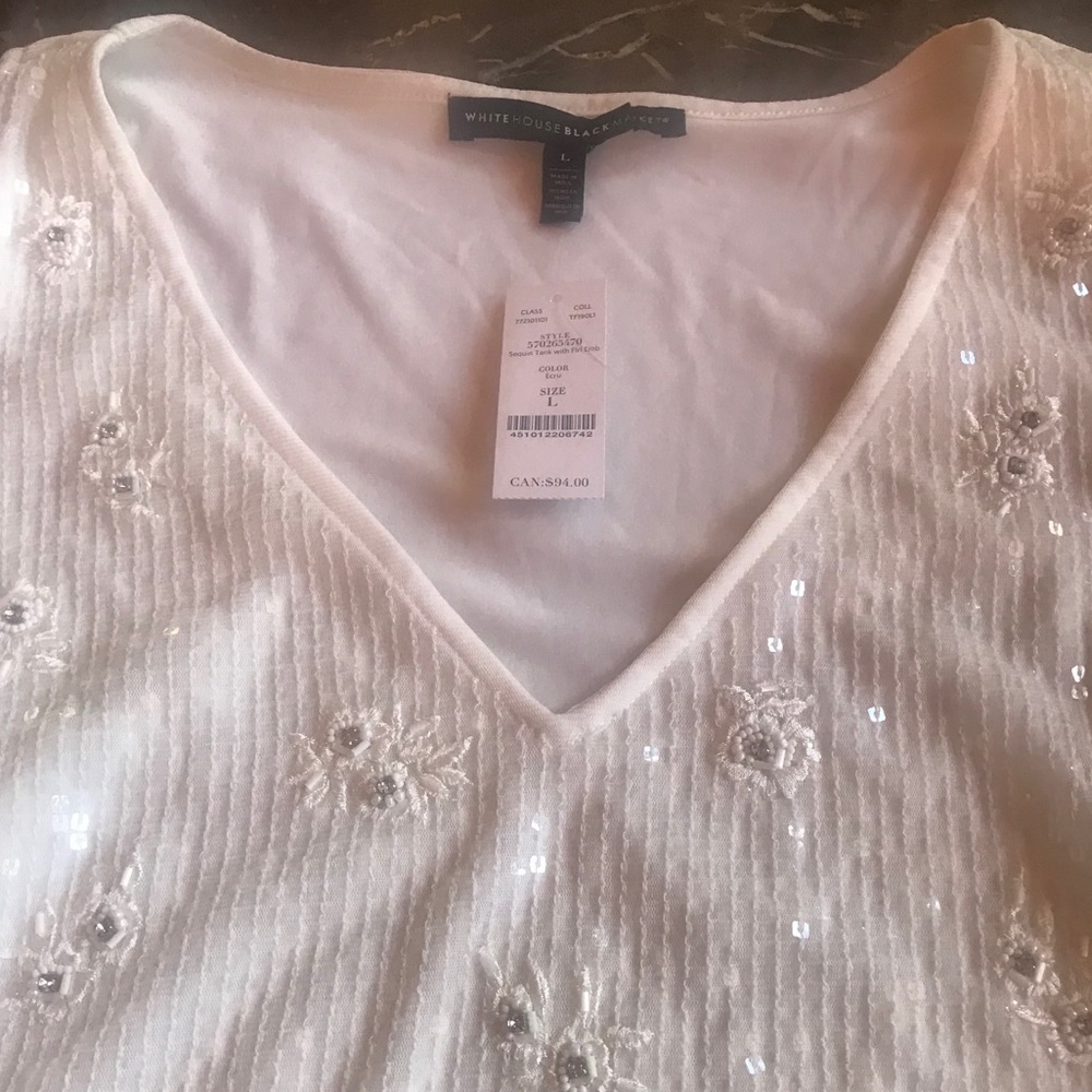 WHBM sequin tank